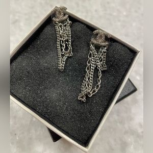 Authentic Chanel Chain Earrings